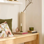 Uneven Pink Glass Vase