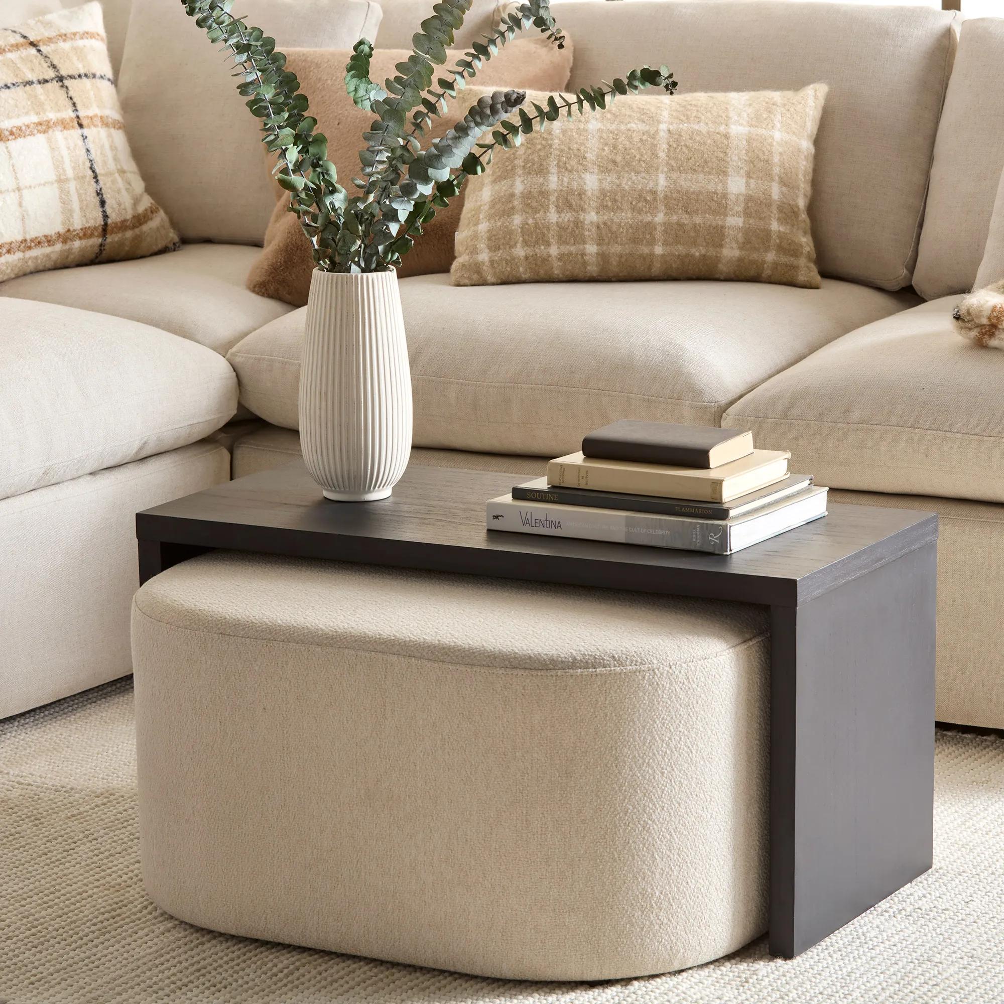 Ribbed Ceramic Table Vase