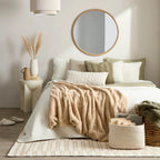 Beige Ellyn Faux Fur Throw