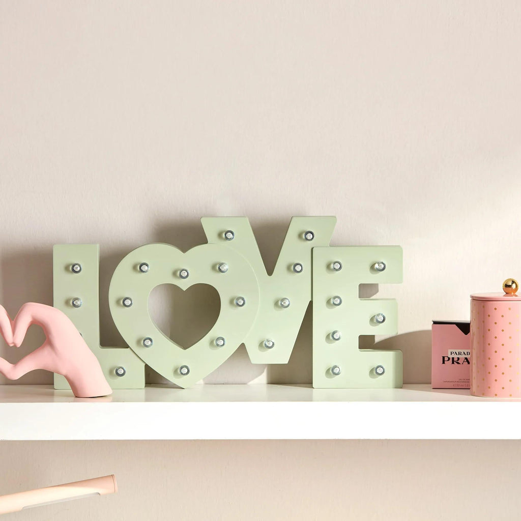 LED Love Typo