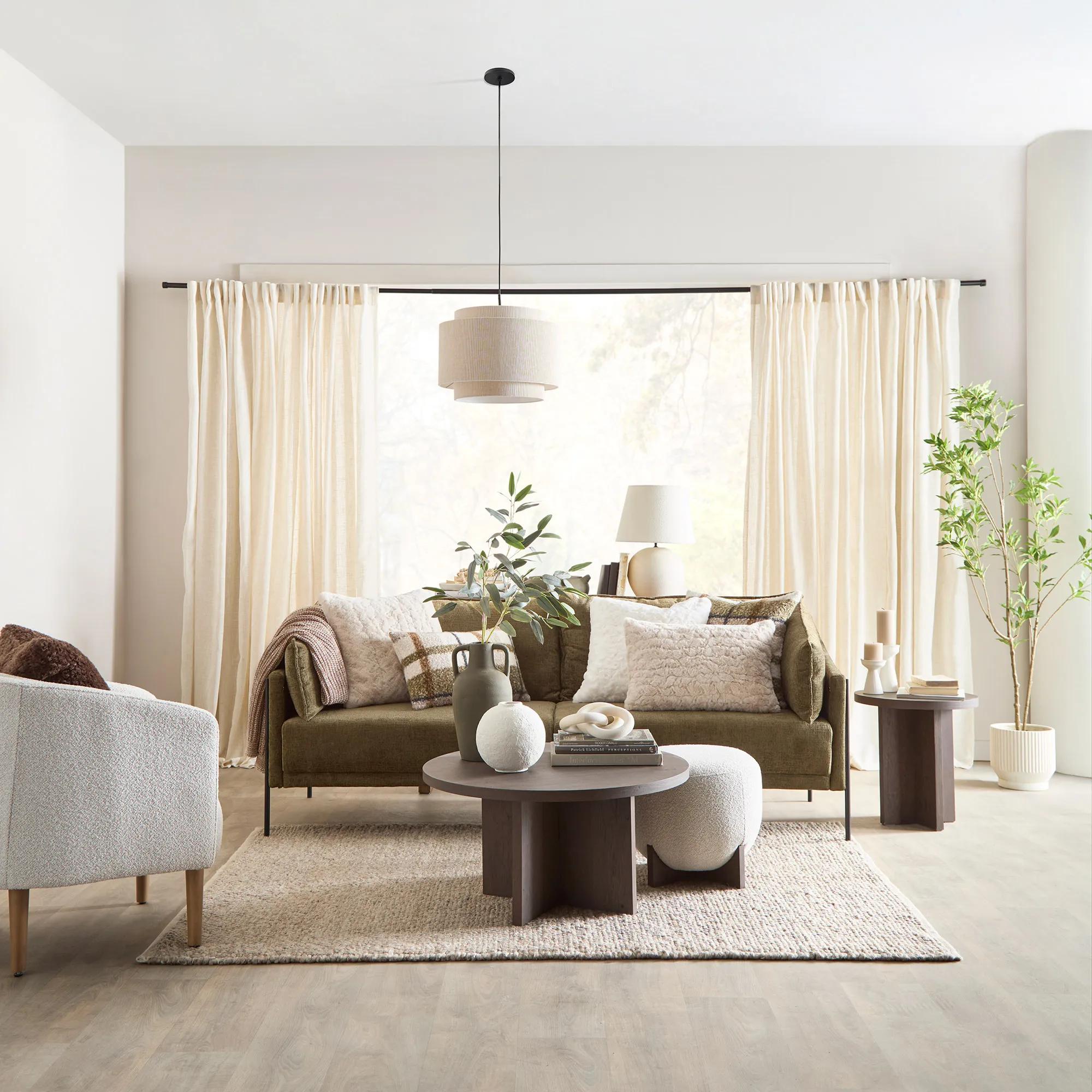 Wooden Round Side Table