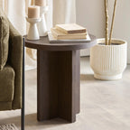 Wooden Round Side Table