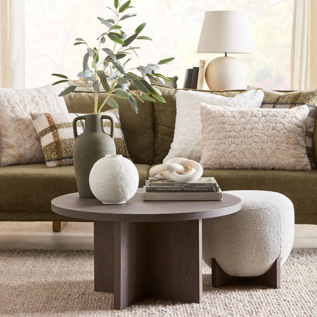 Round Ceramic Table Vase