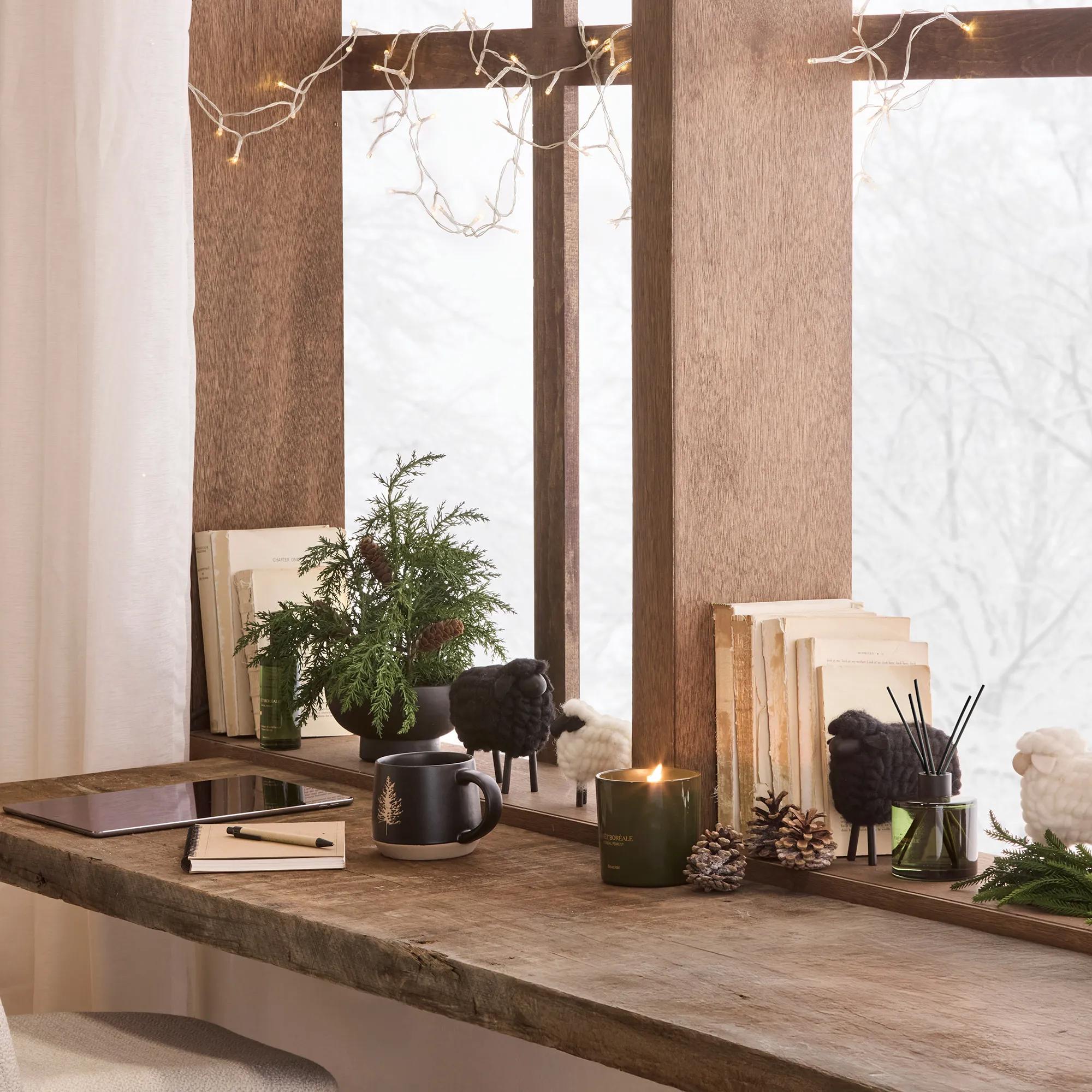 Artificial Juniper in Pot