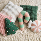 Candy Cane Decorative Pillow
