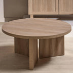 Wooden Round Coffee Table