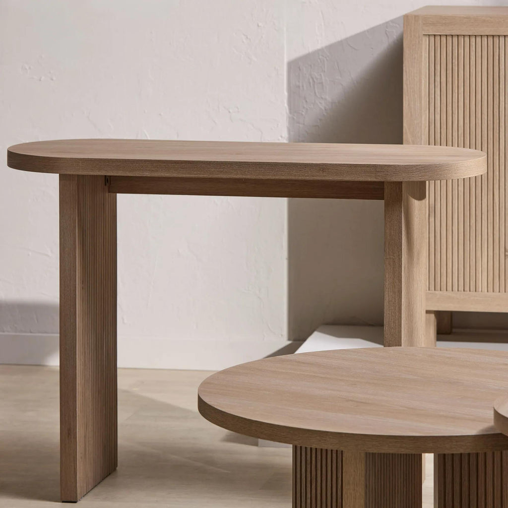 Natural Wood Console