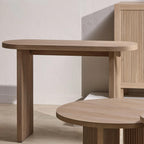 Natural Wood Console