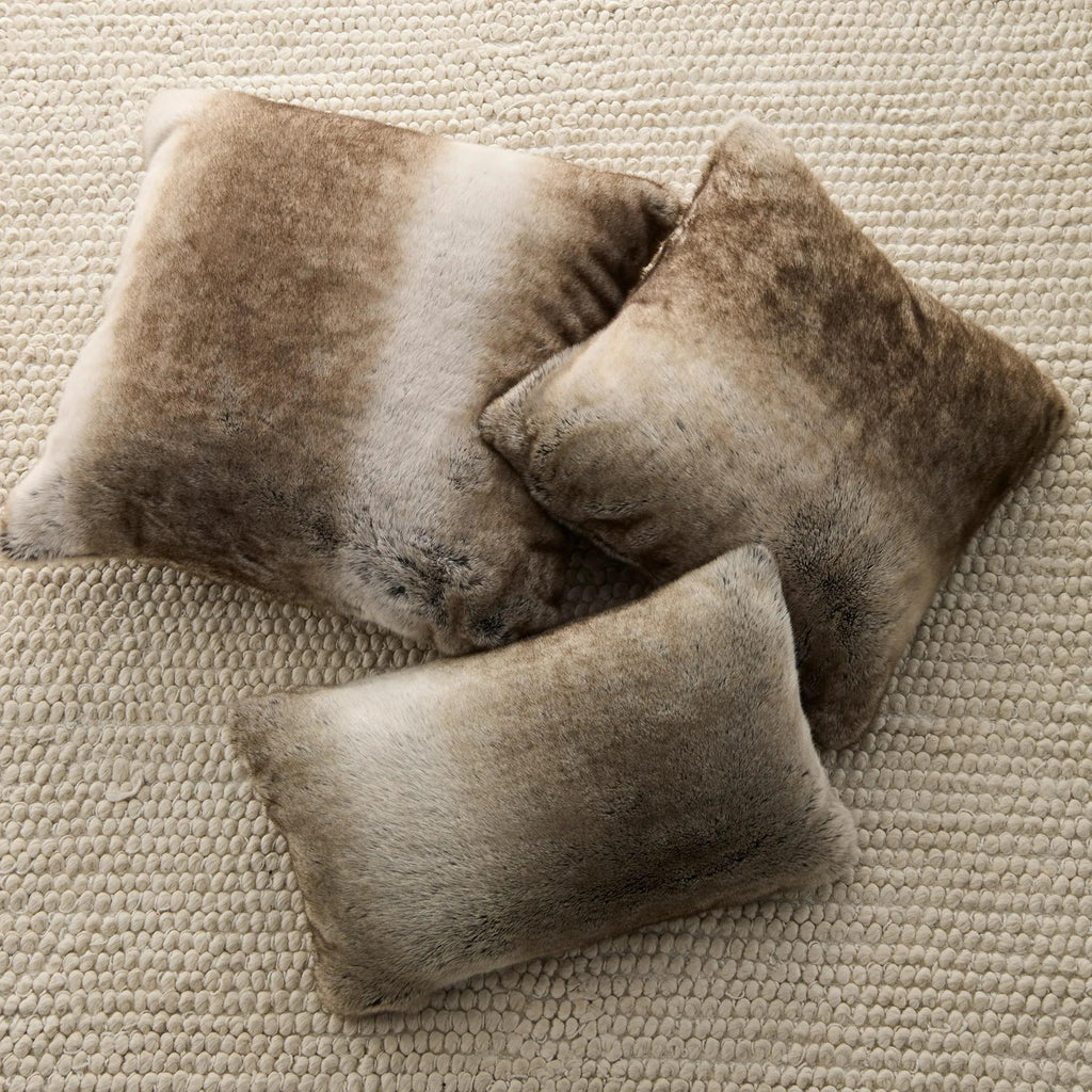 Wolf Faux Fur Decorative Pillow