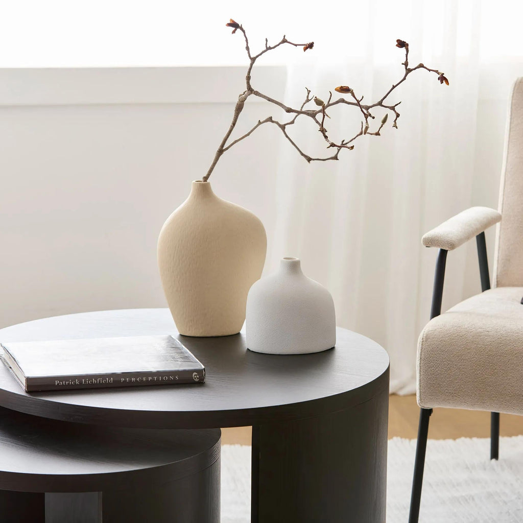 White Ceramic Table Vase