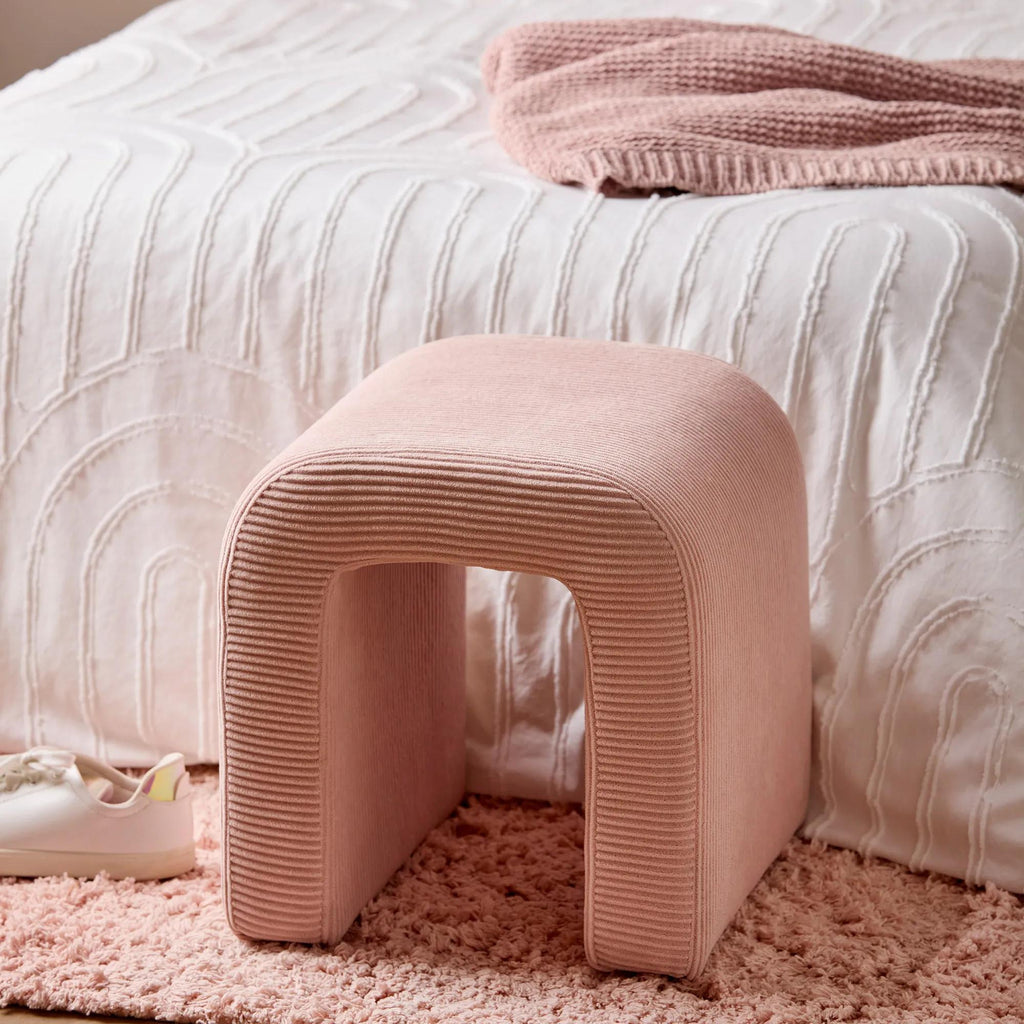 Corduroy Ottoman
