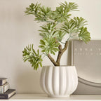 Lotus in Ceramic Pot