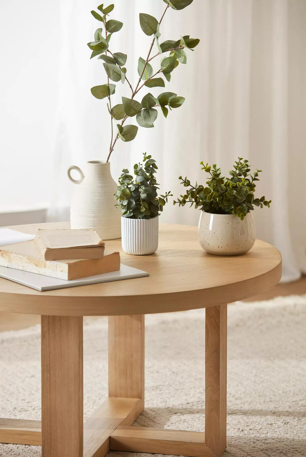 Artificial Plant in Beige Speckled Pot