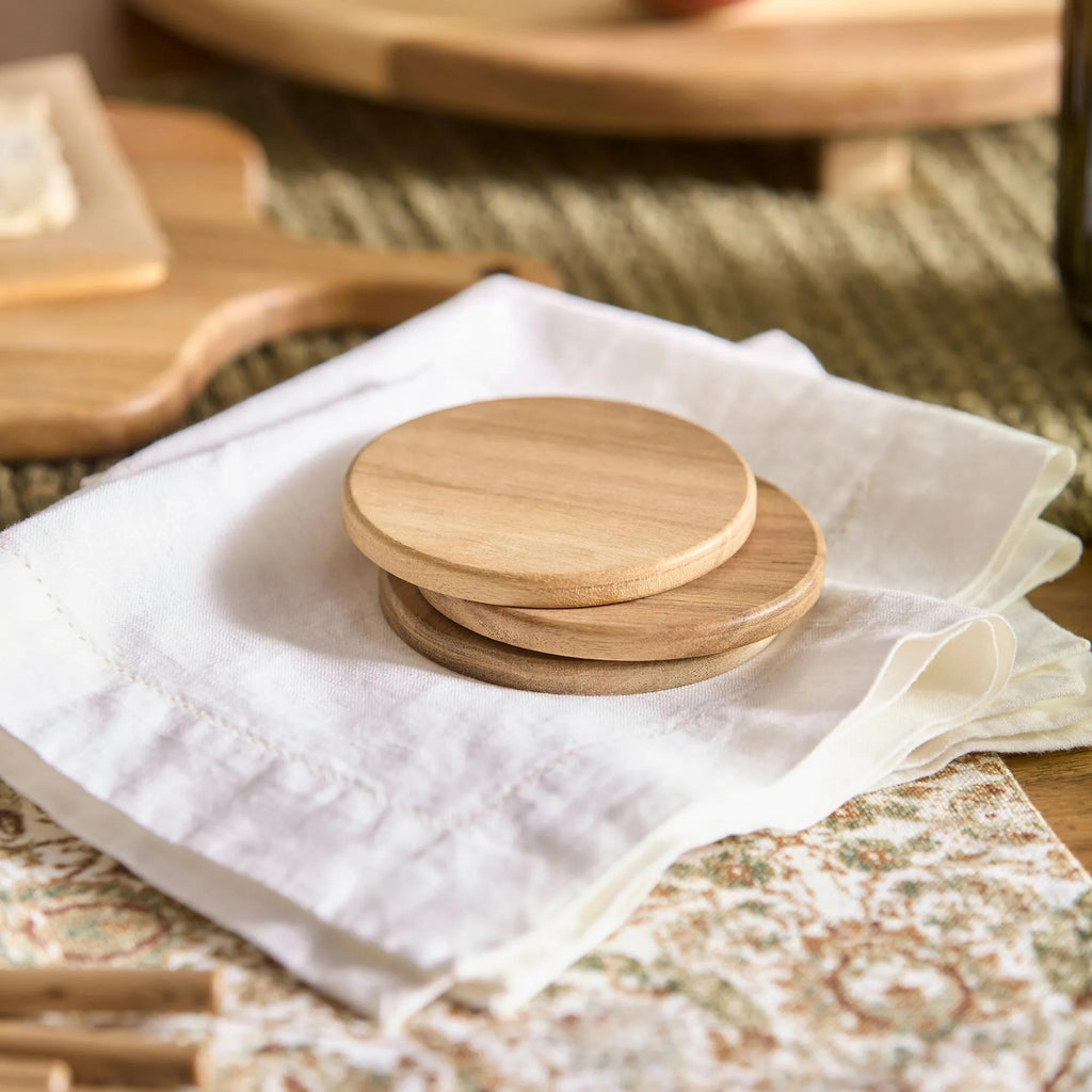 Set of 4 Wood Coasters