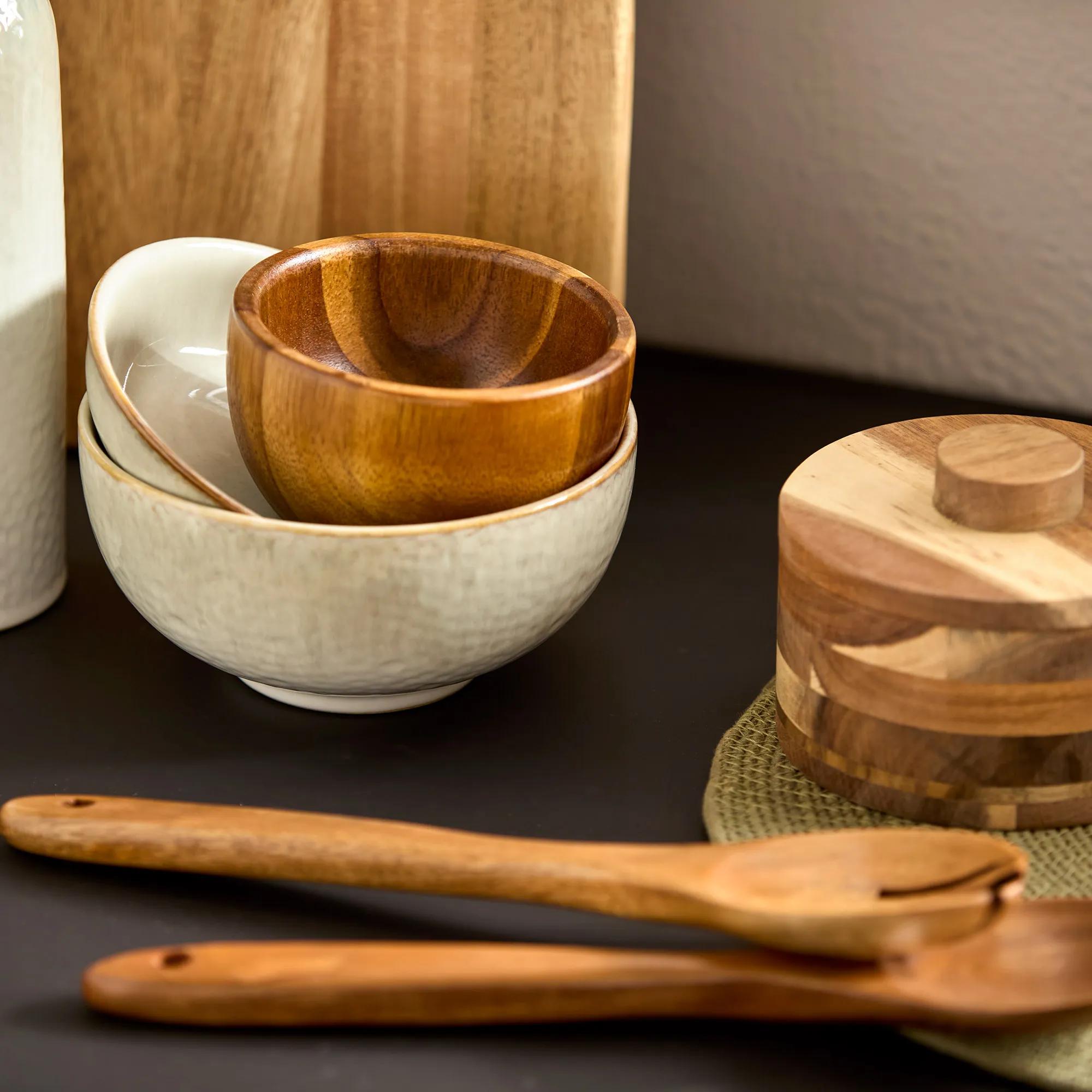 Set of Wood Spoon & Fork