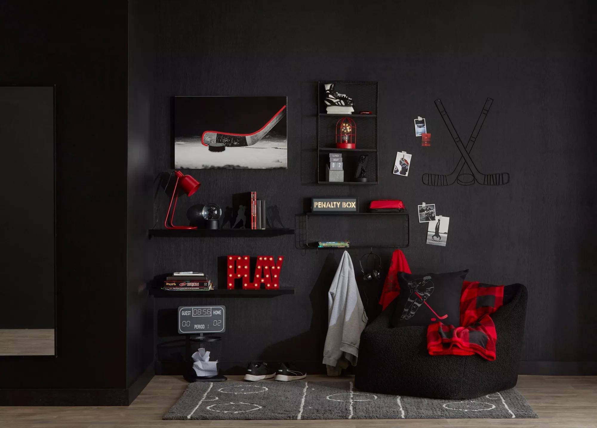 Hockey Printed Canvas