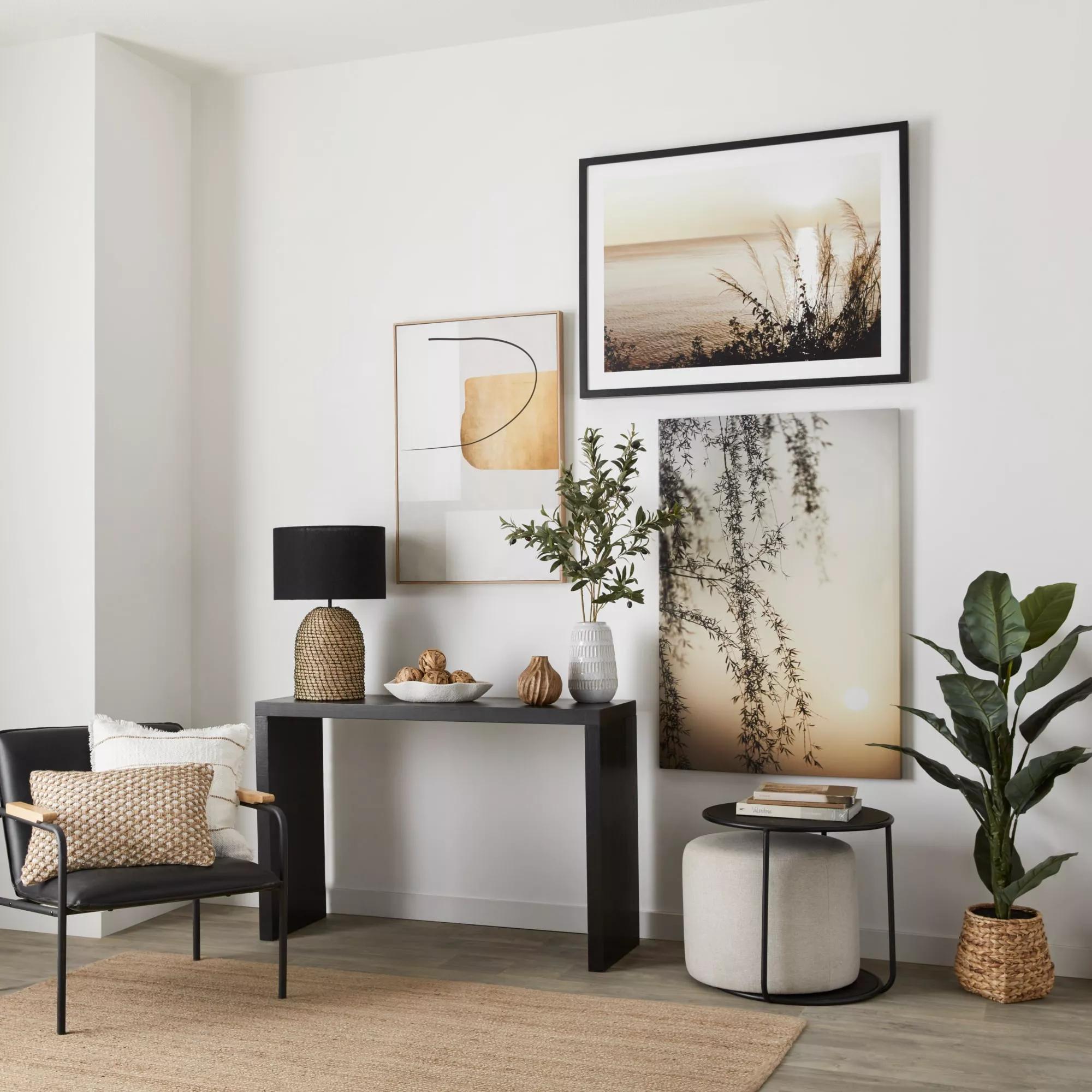Large Ficus in Rattan Pot