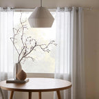 Grey Merlot Sheer Curtain