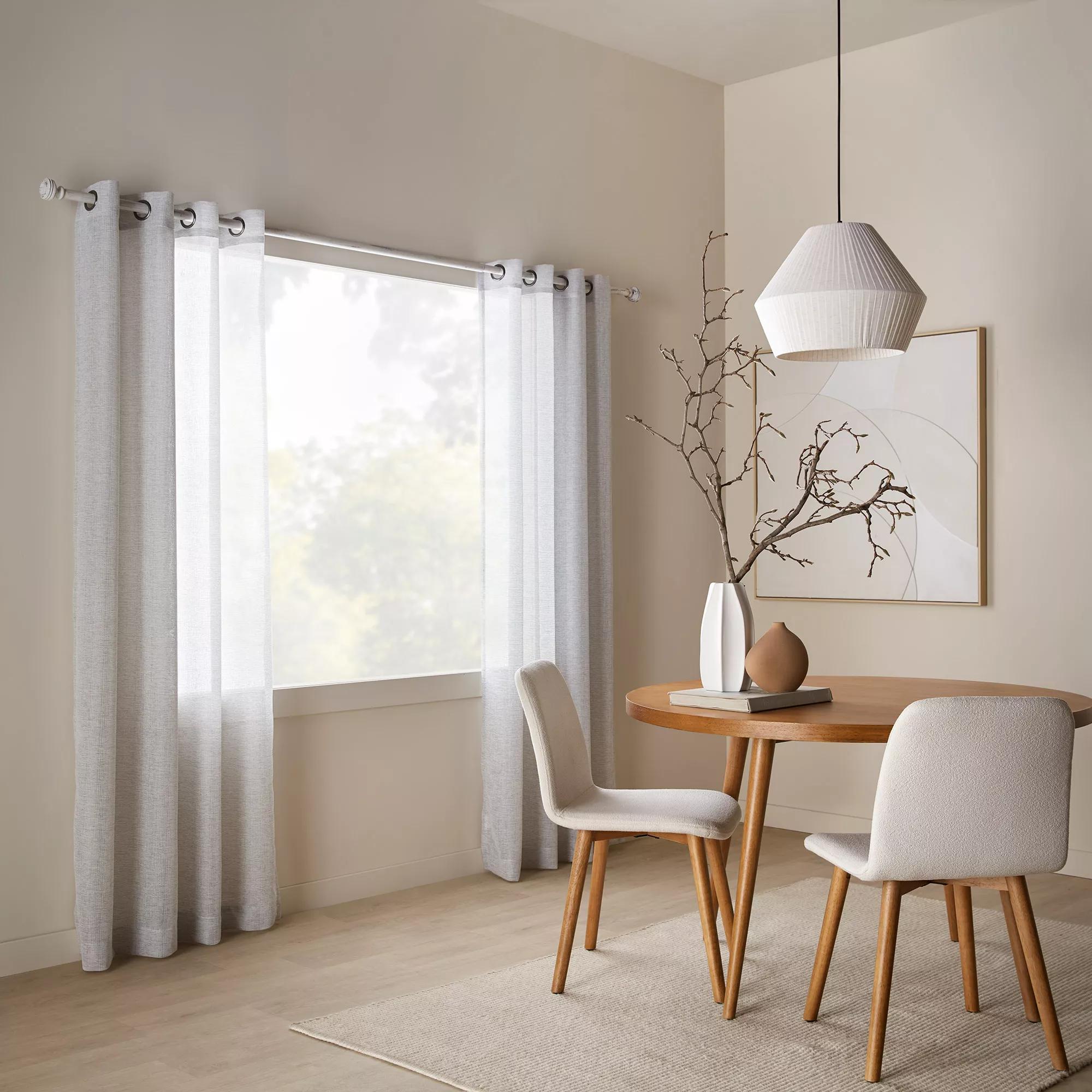 Beige Merlot Sheer Curtain