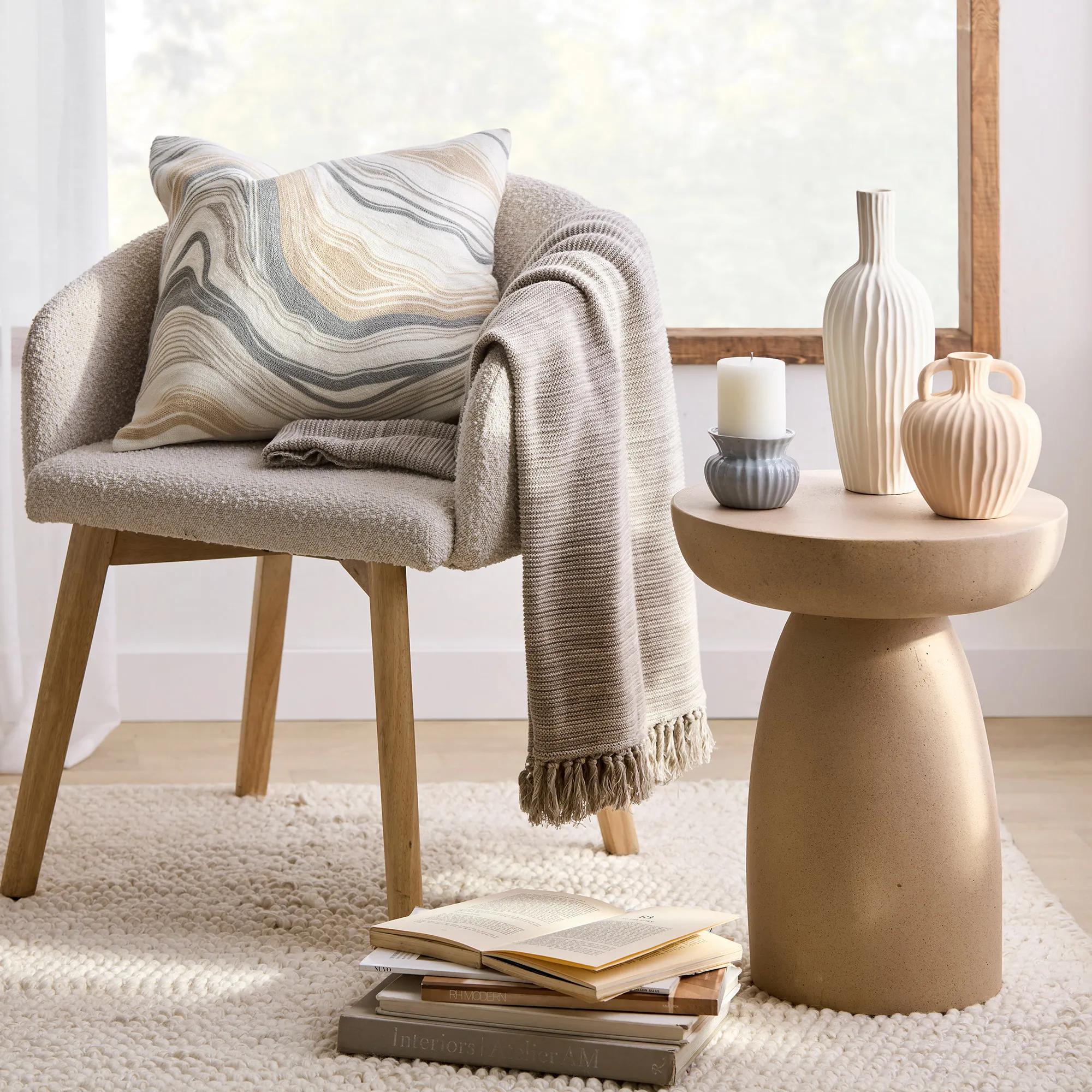 Concrete Effect Side Table