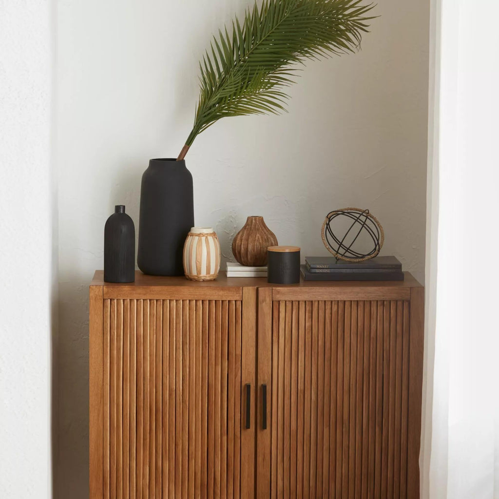 Textured Ceramic Bottle Vase