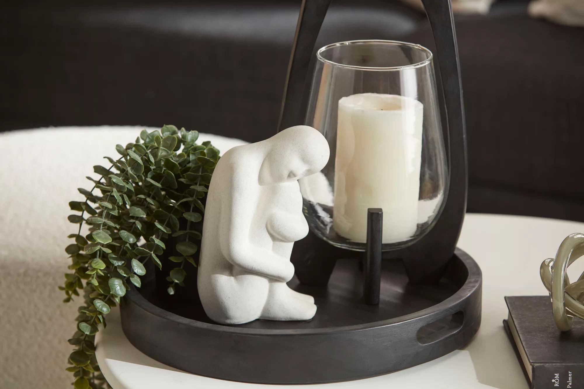 Waterfall Eucalyptus in Black Pot