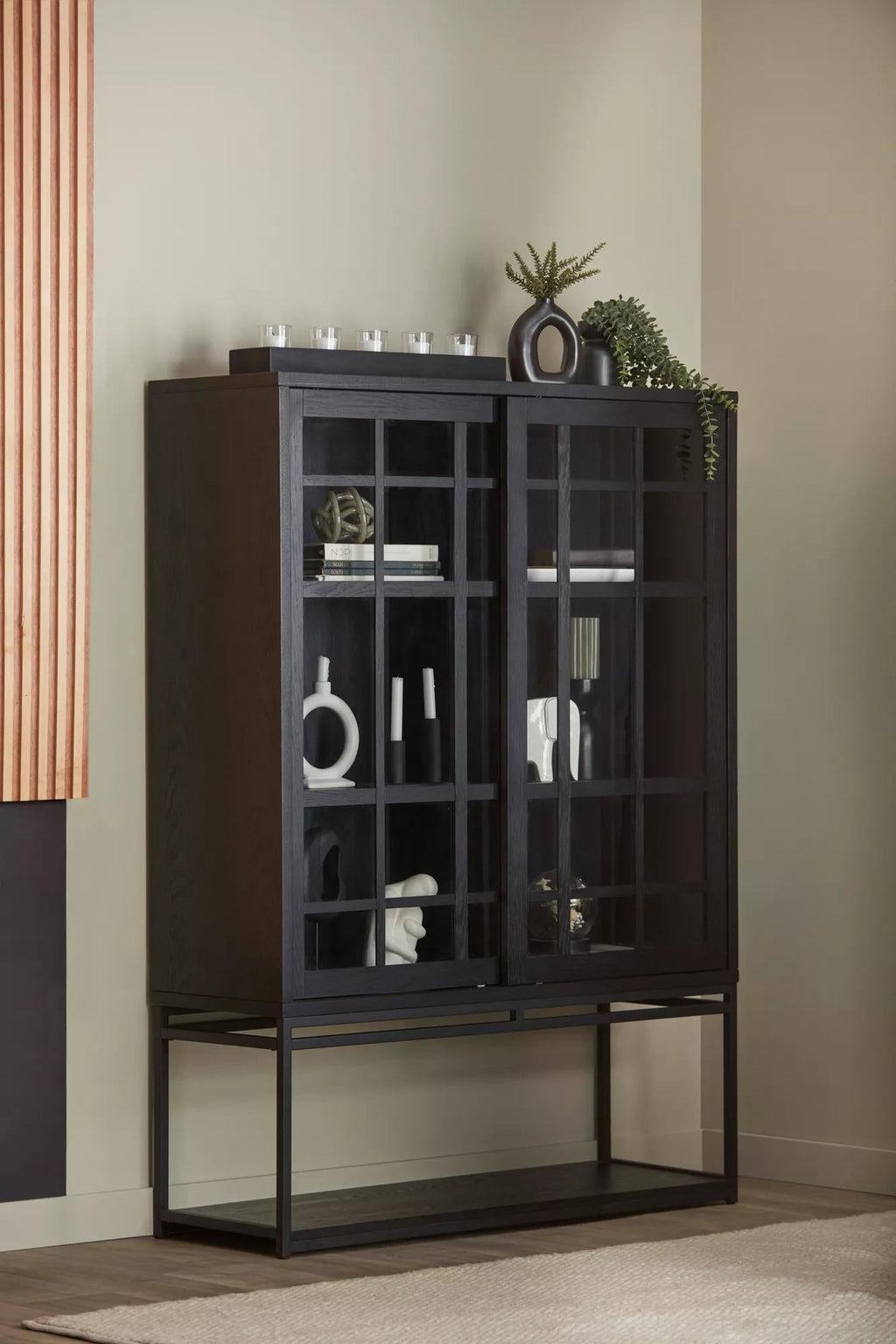 Waterfall Eucalyptus in Black Pot