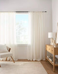 Ivory Rod Pocket Sheer Curtain