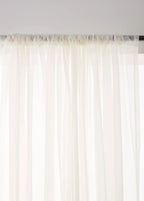 Ivory Rod Pocket Sheer Curtain