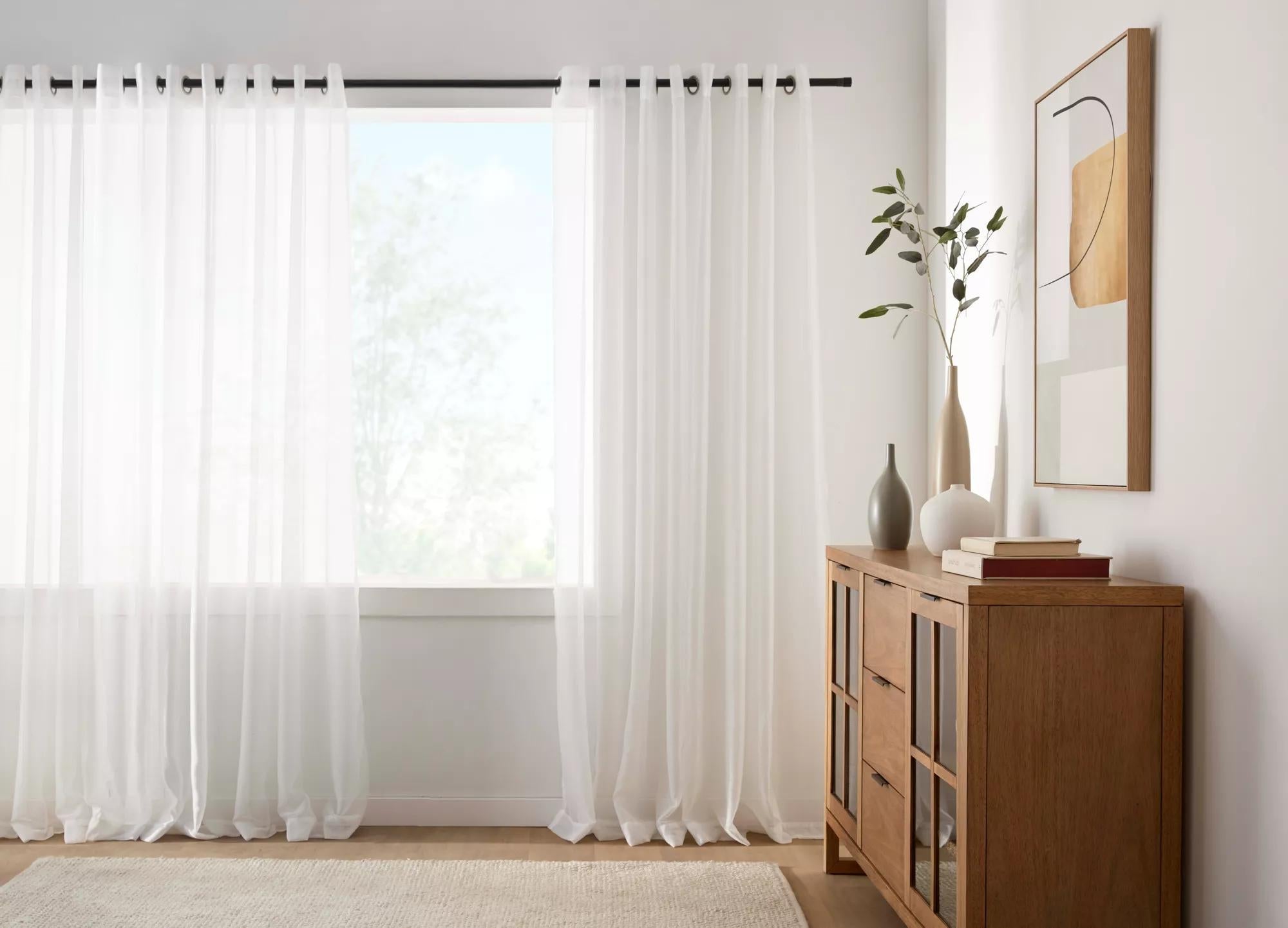 Ivory Kacha Sheer Curtain