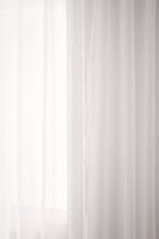 White Kacha Sheer Curtain