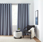 Charcoal Chambray Blackout Curtain