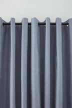 Light Grey Chambray Blackout Curtain
