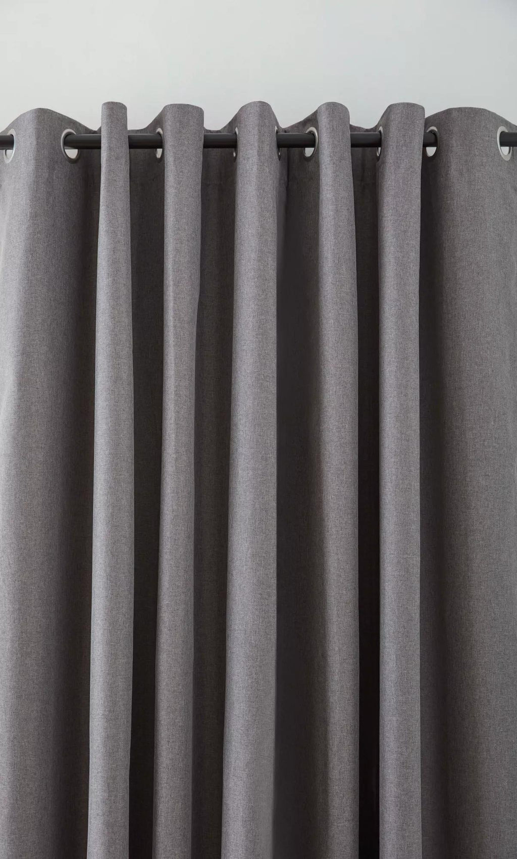 Charcoal Chambray Blackout Curtain