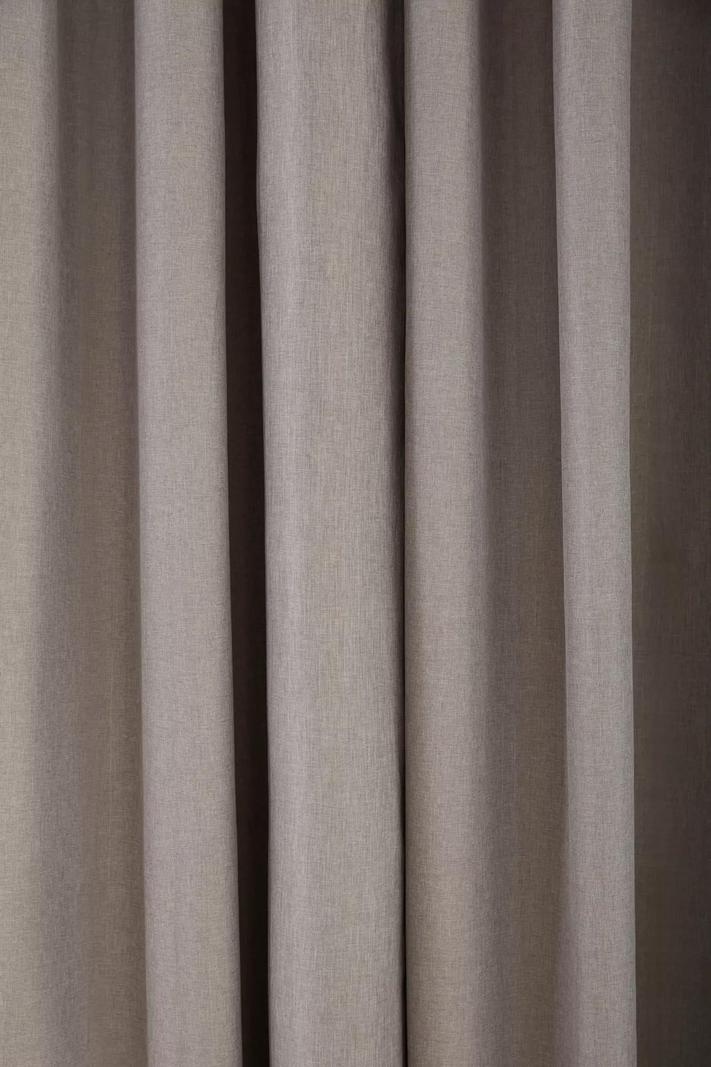 Beige Chambray Blackout Curtain