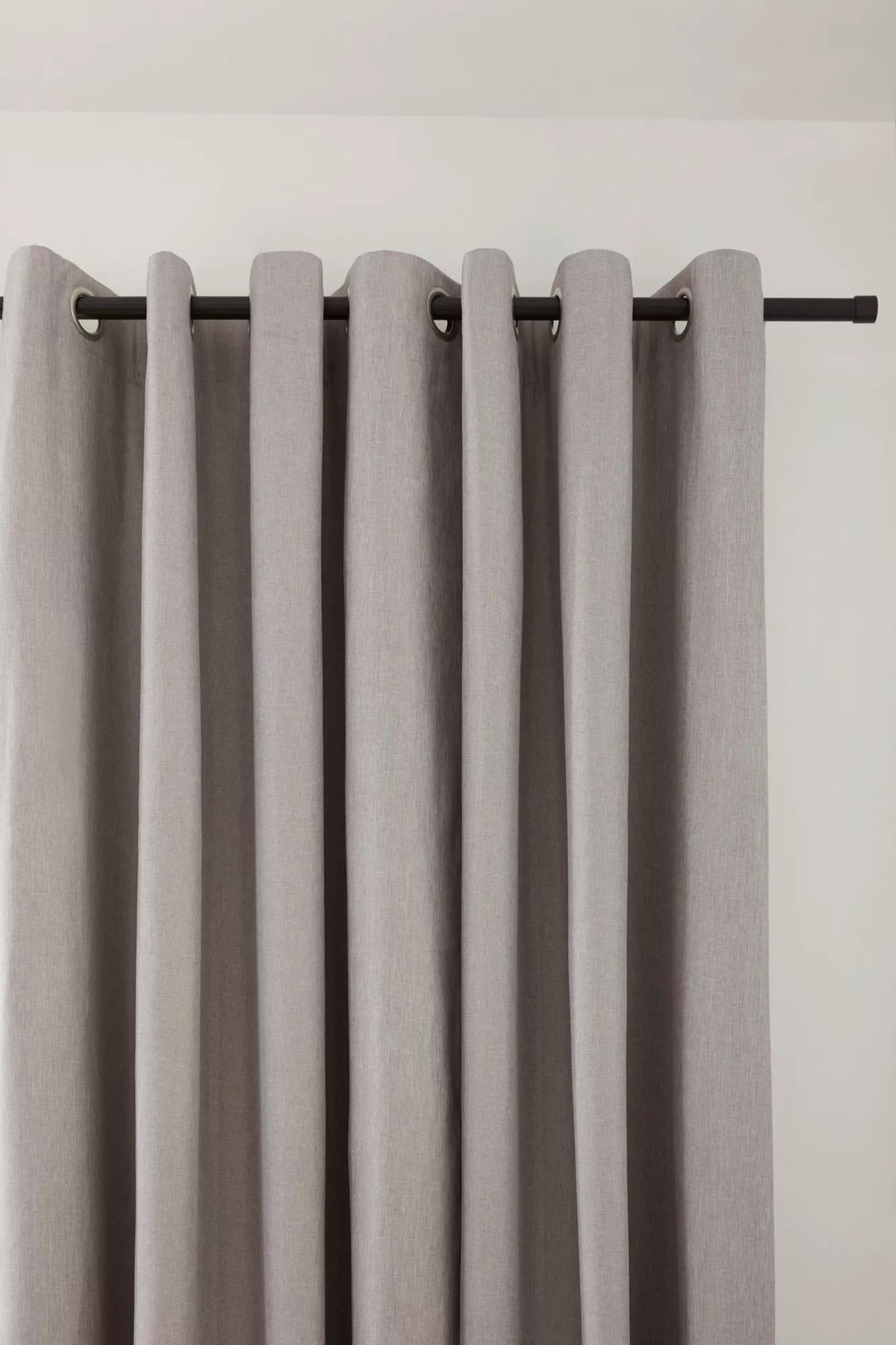 Beige Chambray Blackout Curtain