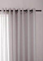 Grey Kacha Sheer Curtain