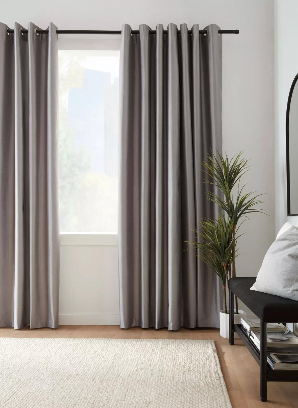 Silver Pegaze Blackout Curtain