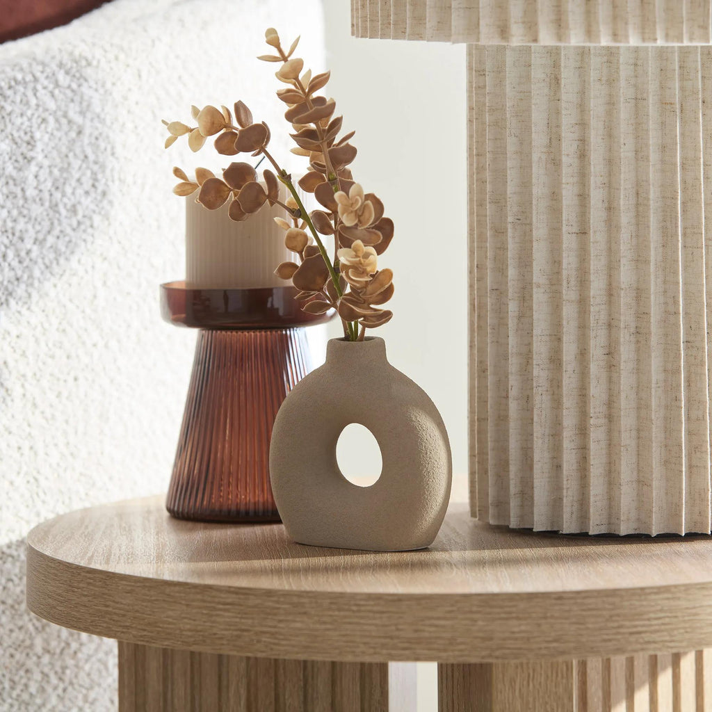 Glass Pillar Candle Holder