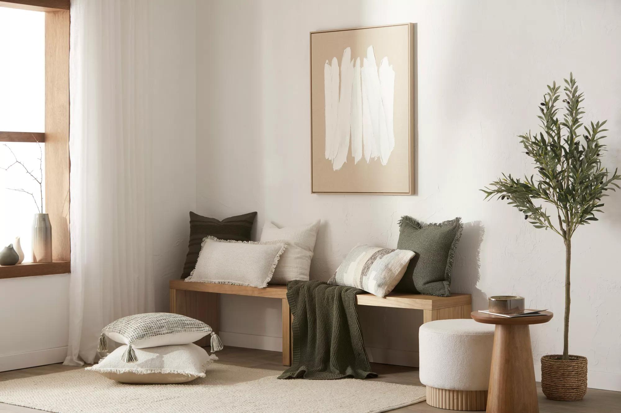 Green Lonny Woven Throw