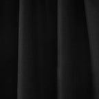 Black Ortega Blackout Back-Tab Curtain