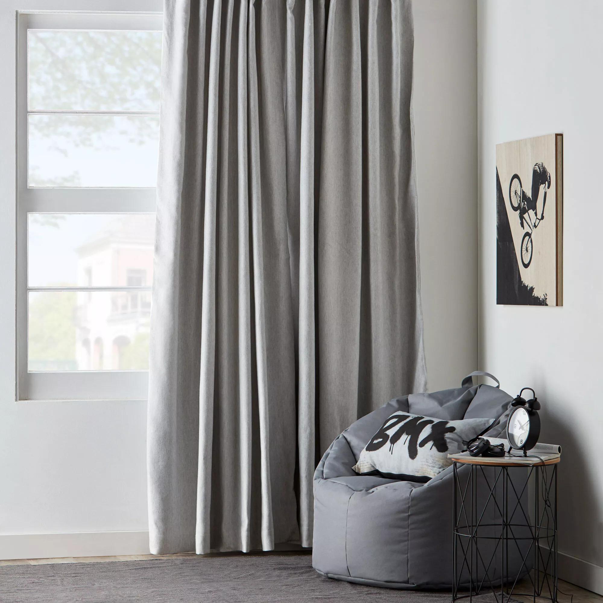 Bryce Grey Blackout Curtain