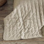 Beige Quin Collection - 3-Piece Coverlet Set