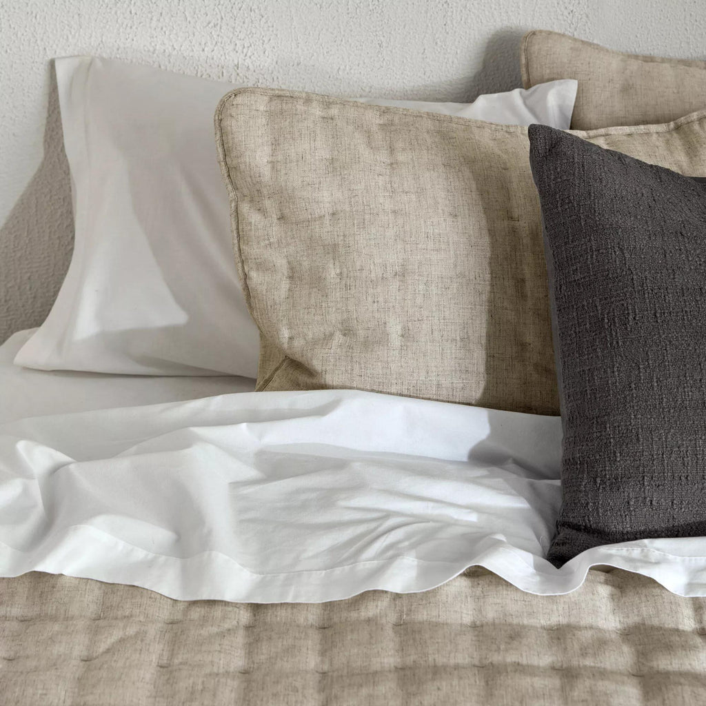 Beige Quin Collection - 3-Piece Coverlet Set