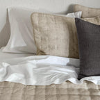 Beige Quin Collection - 3-Piece Coverlet Set