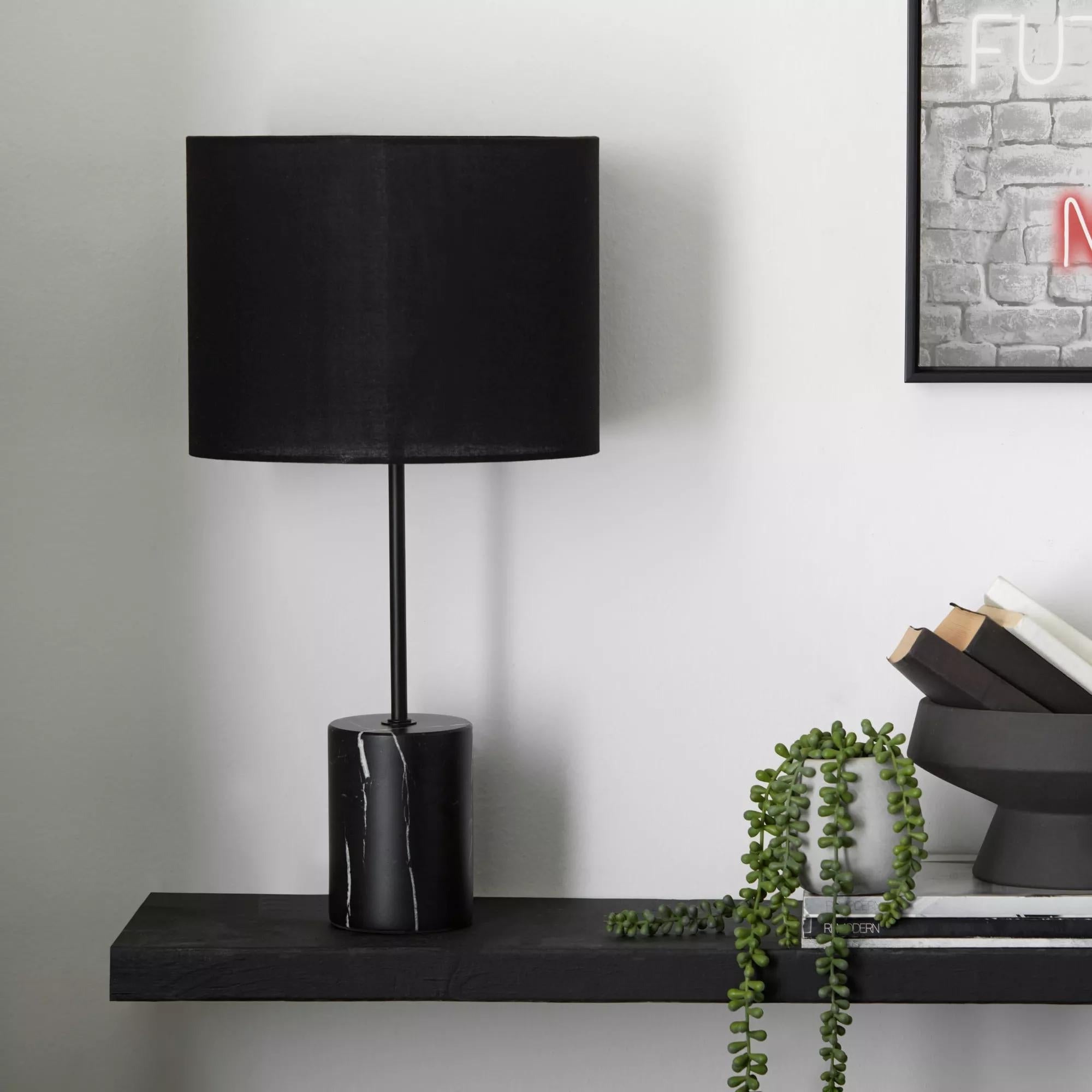 Table Lamp with Marble Base