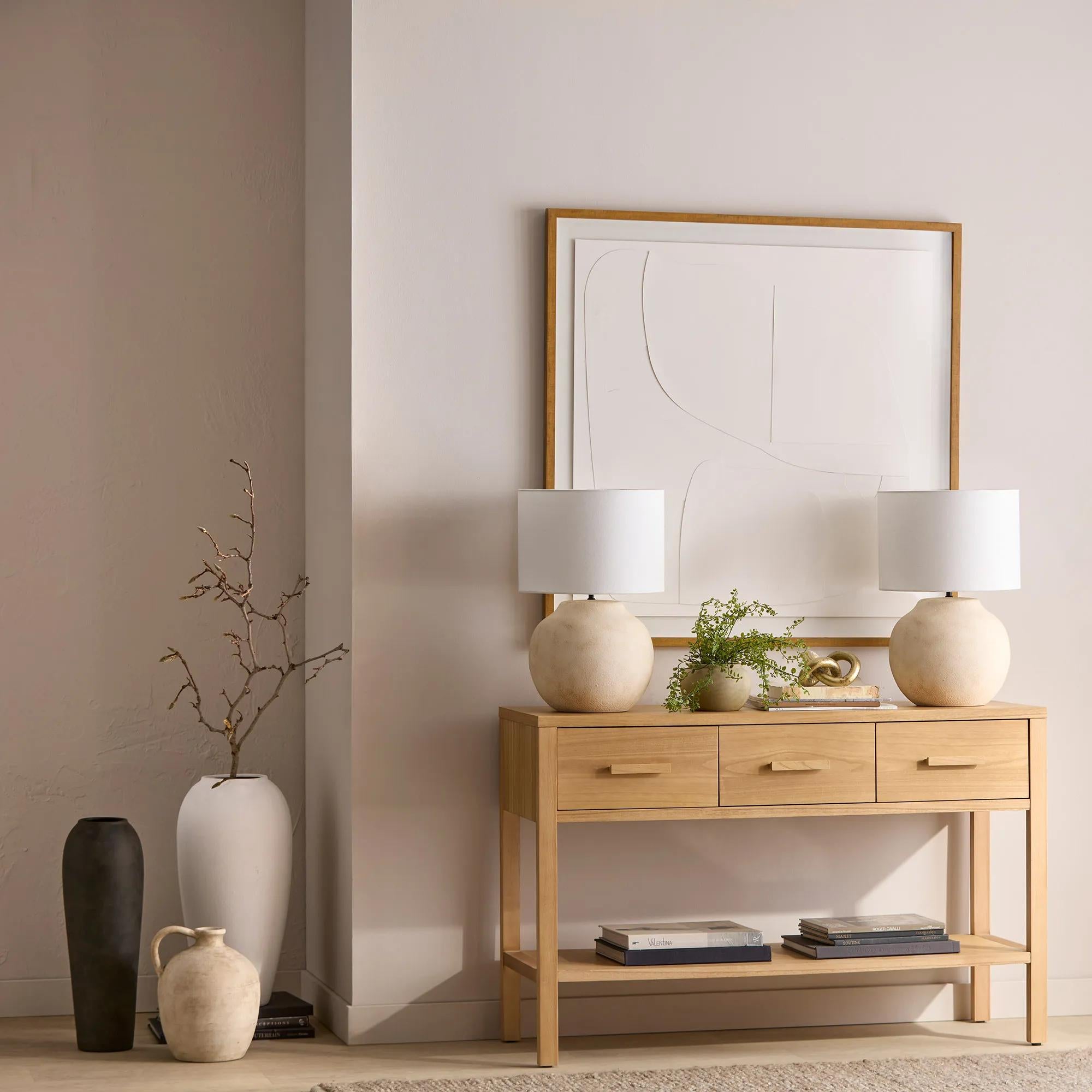 Ceramic Table Vase with Handle