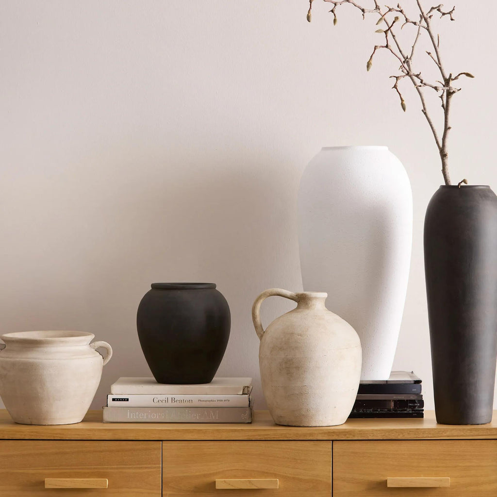 Ceramic Table Vase with Handle