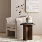 Wooden Round Side Table