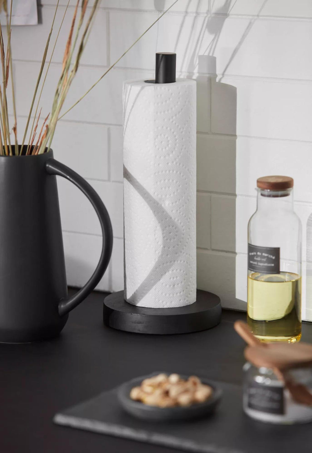 Black Paper Towel Holder